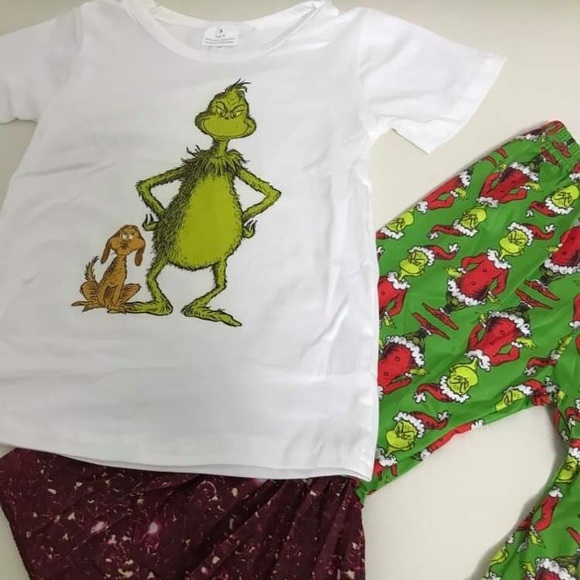 Christmas 🎄 Grinch Pants Set - Picture 5 of 5